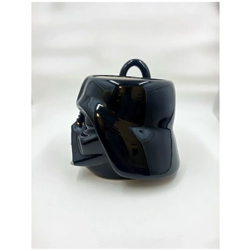 Star Wars Darth Vader Ceramic Mug Black Gloss Helmet Coffee Cup Collectible